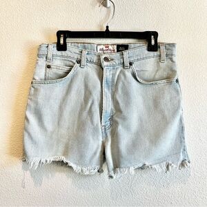 Vintage Levi’s 540 Cut Off Shorts Women’s 34 Flex Denim High Rise Distressed